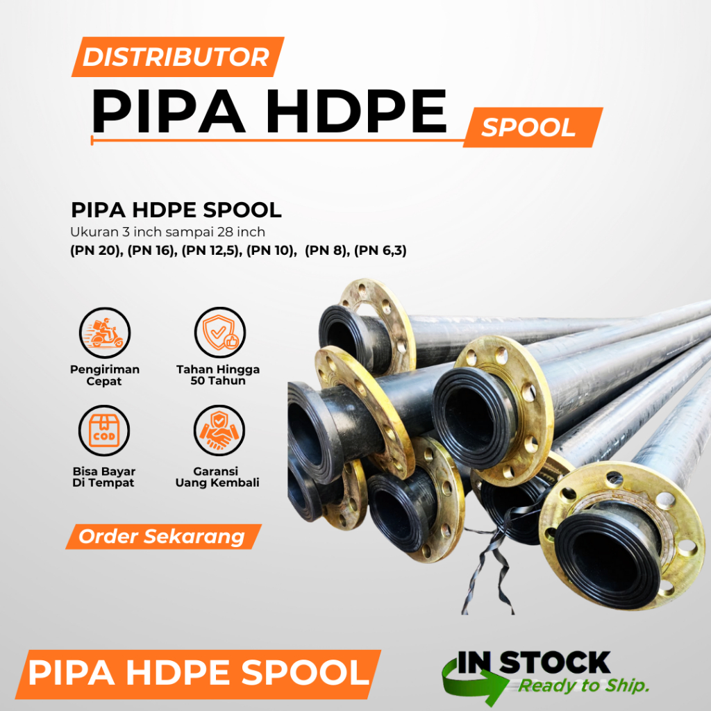 Jual Pipa Spool Hdpe Size 12 Inch / 315mm Pipa Spool Batangan Pipa Hdpe ...