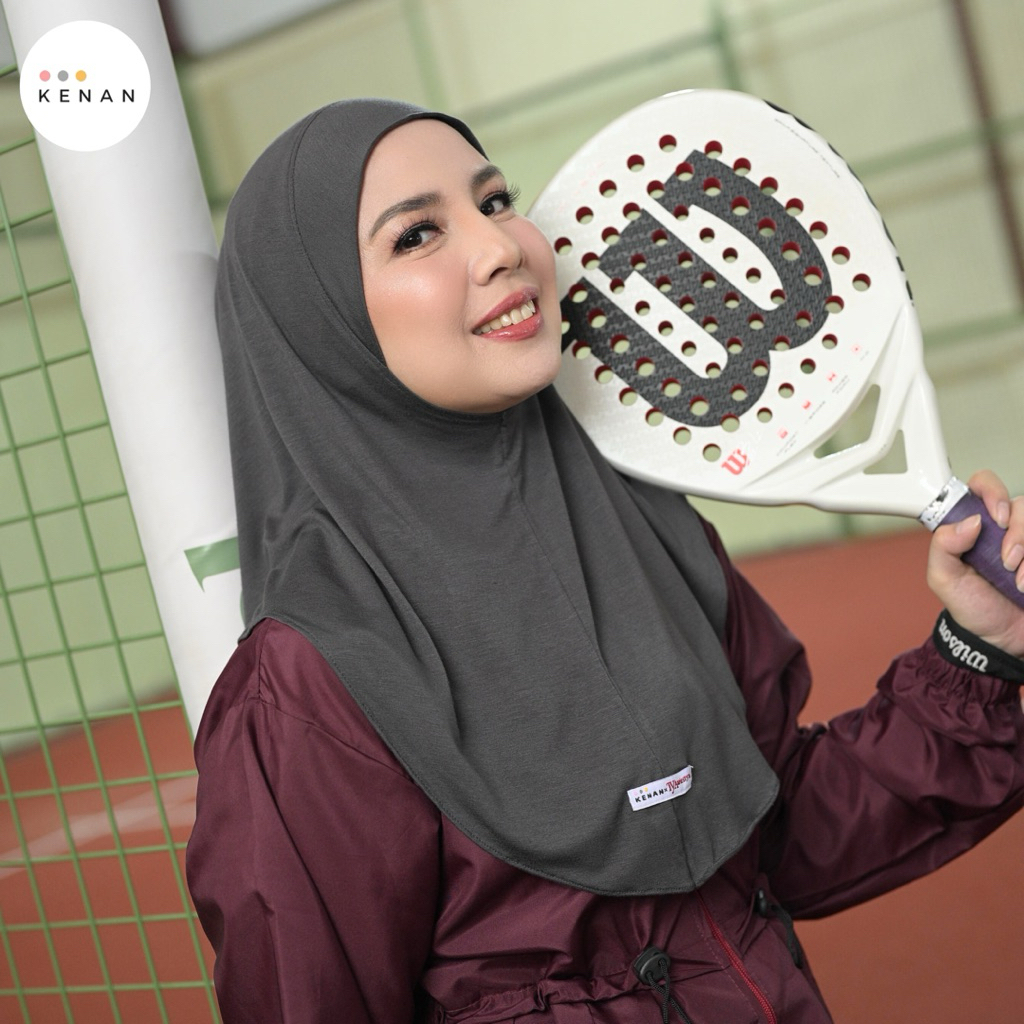 Kenan x Tya Ariestya - Aries Instan (S) Hijab Bergo Soft Ped Airflow Cooltech