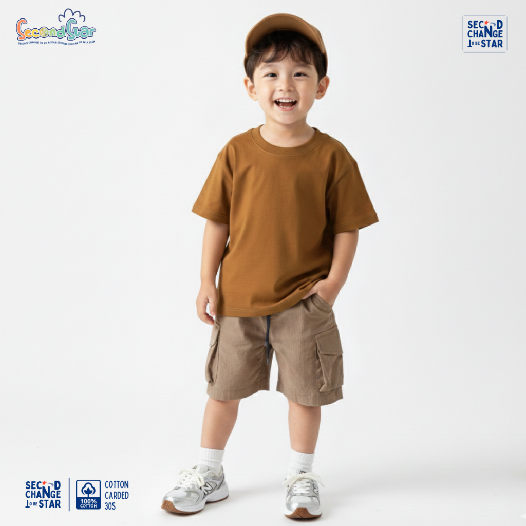 Kaos Anak Polos Distro Basic Tee SSA163 - SSA163