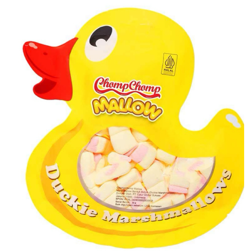Jual Chomp-Chomp Mallow Duck Marshmallow 60 g Chomp-Chomp Mallow Car ...