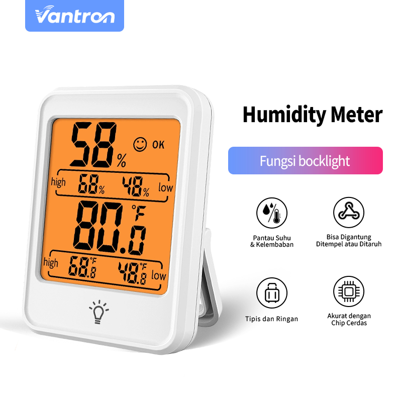 Jual Humidity Meter - Hygrometer Thermometer Ukur Lembab Ruangan ...