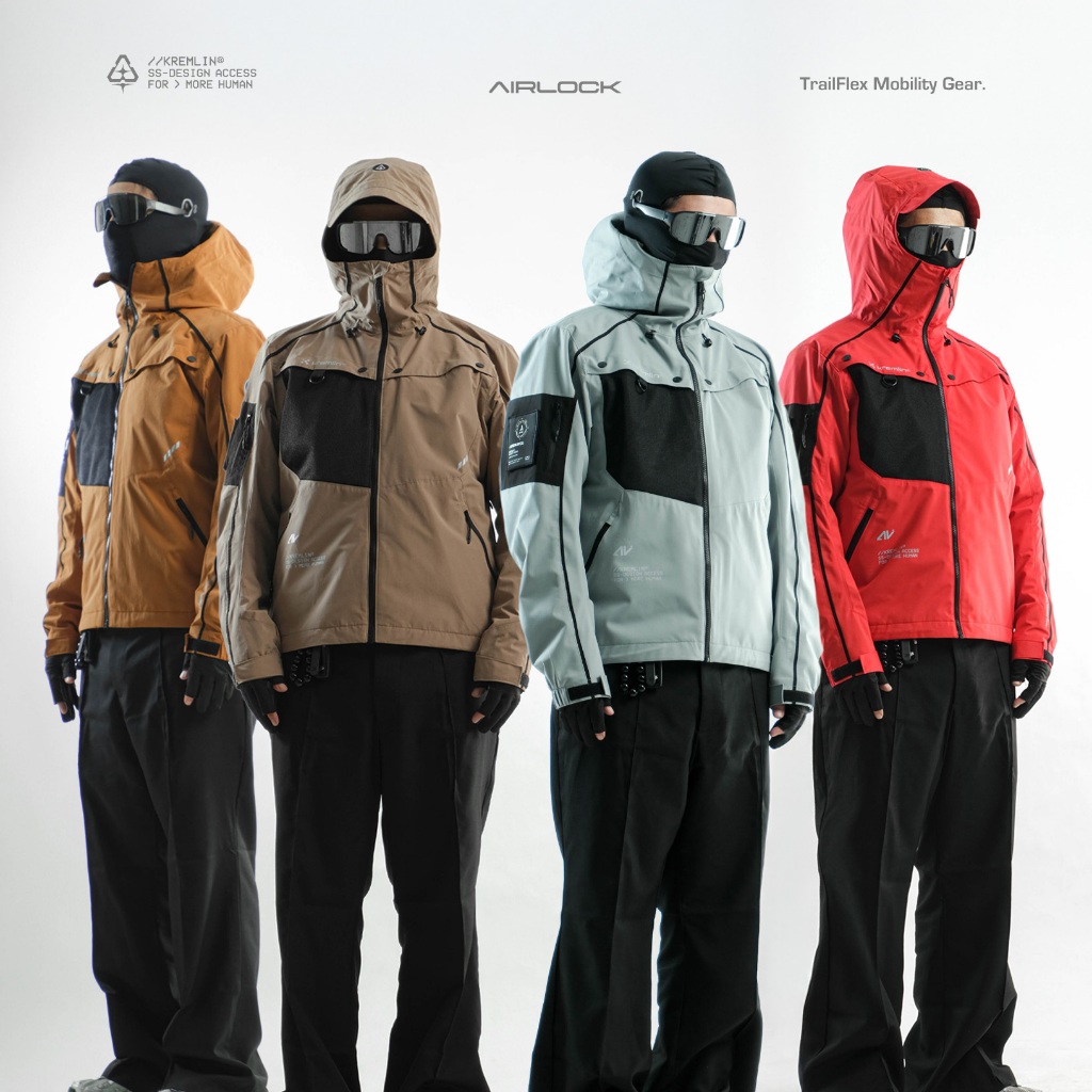 Jual KREMLIN Jacket Modular Windbreaker Gorpcore - 4 Colors - AIRLOCK ...