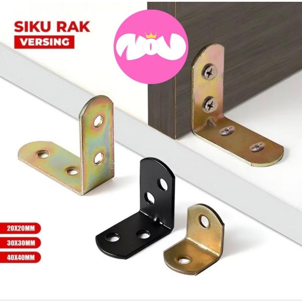 Jual Siku Rak Plat Siku L Besi Stainless Bracket Siku Penyangga Rak ...