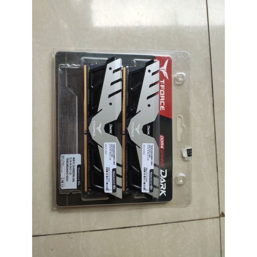 Jual Ram Komputer / PC Ram Team DDR4 T-Force / TForce Dark Gray 2400MHZ ...