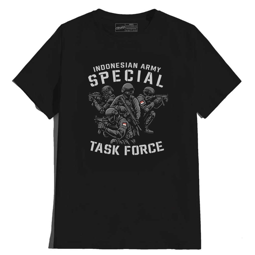 Jual RSA Kaos Indonesian Army Special Task Force Combed 24s Baju ...