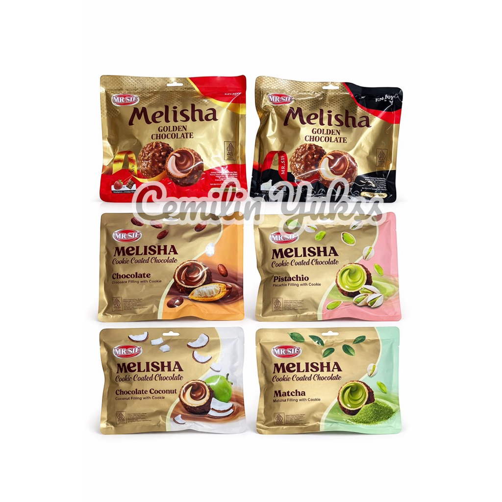 Jual MR.SIF Melisha Cookie Coated Chocolate Matcha MR.SIF Melisha Wafer