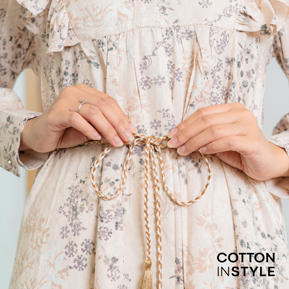 Cotton Instyle - Jasmin Tunik Kemeja Celana Kulot Wanita One Set - foto 4