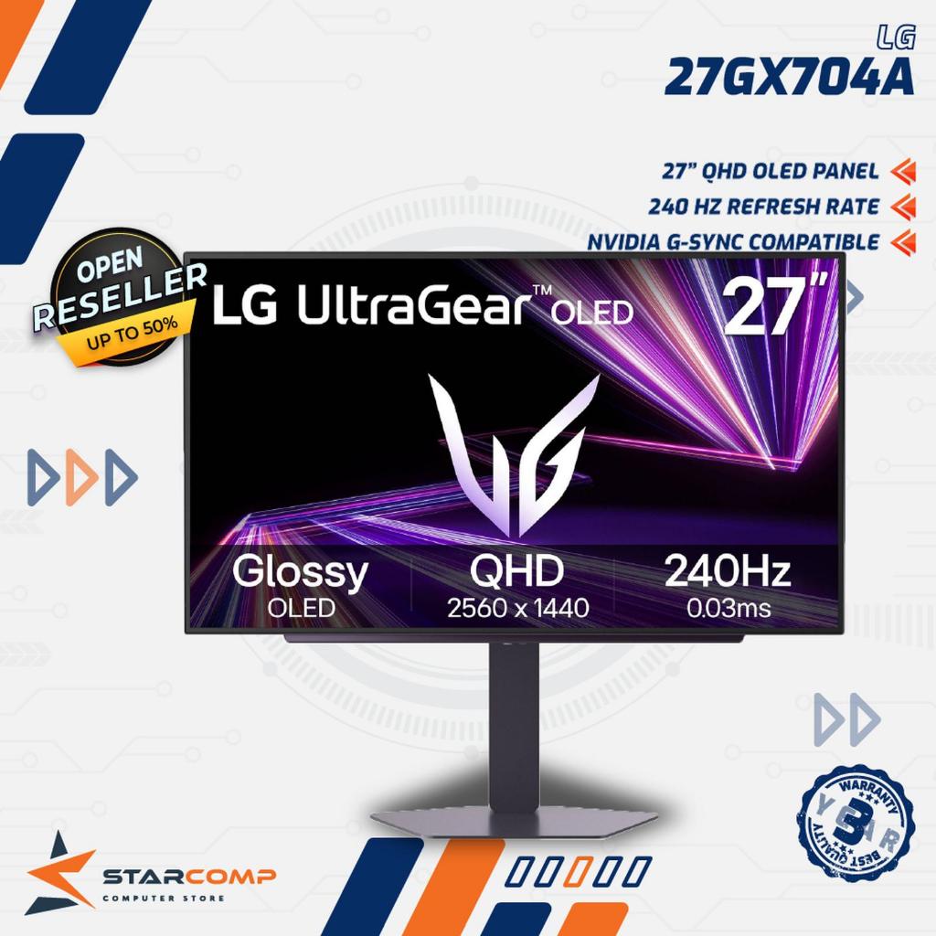 Jual LG UltraGear 27GX704A-B Monitor Gaming 27" OLED QHD 240Hz G-SYNC ...