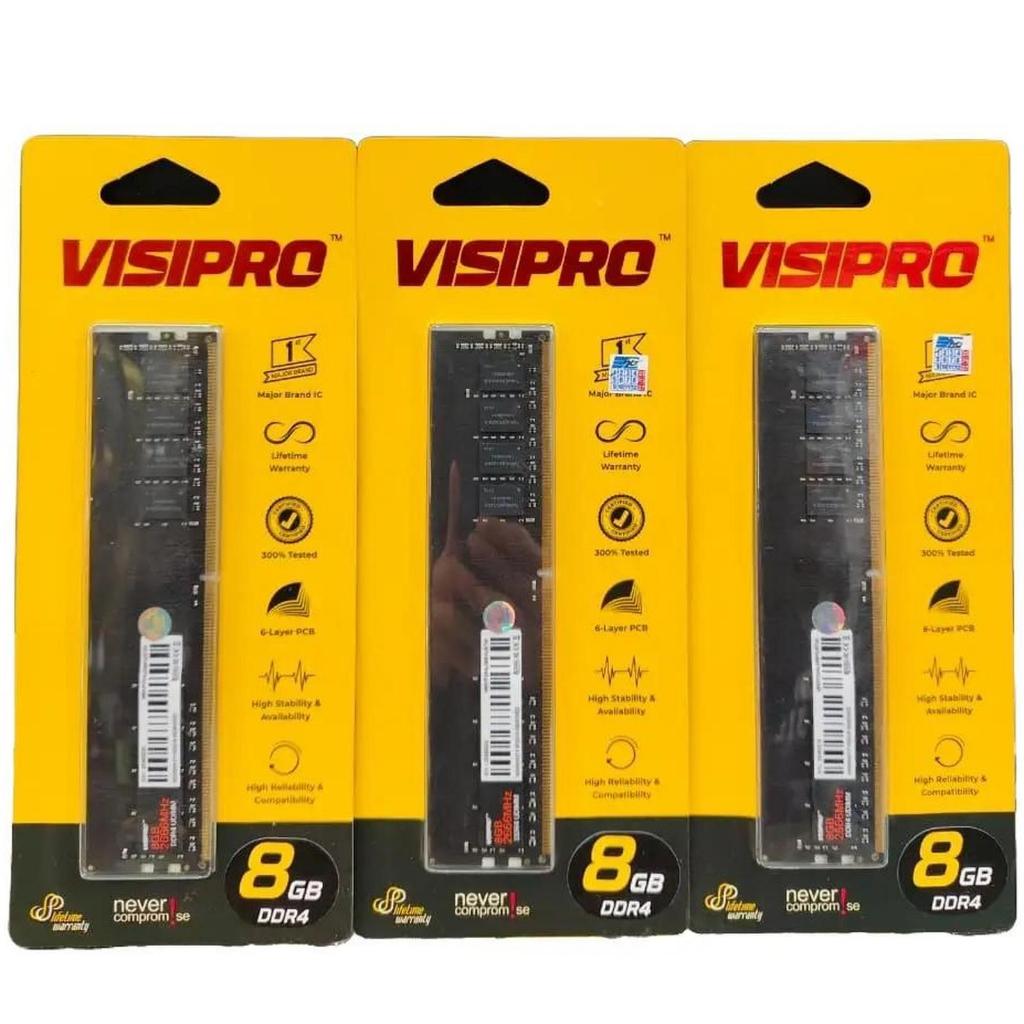 Jual RAM DDR4 VISIPRO 8GBx1 2666MHZ MEMORY LONGDIM | Shopee Indonesia