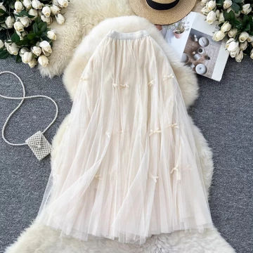 Rok Tutu 3 Lapis Bridal Premium Rok High Waist Wanita Maxi Skirt Polost Bangkok Panjang