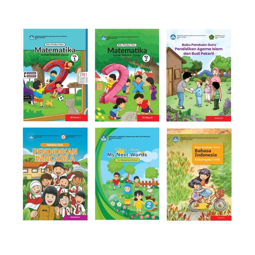 Jual PAKET Buku Kelas 2 SD Kurikulum Merdeka Harga untuk 6 Buku ...