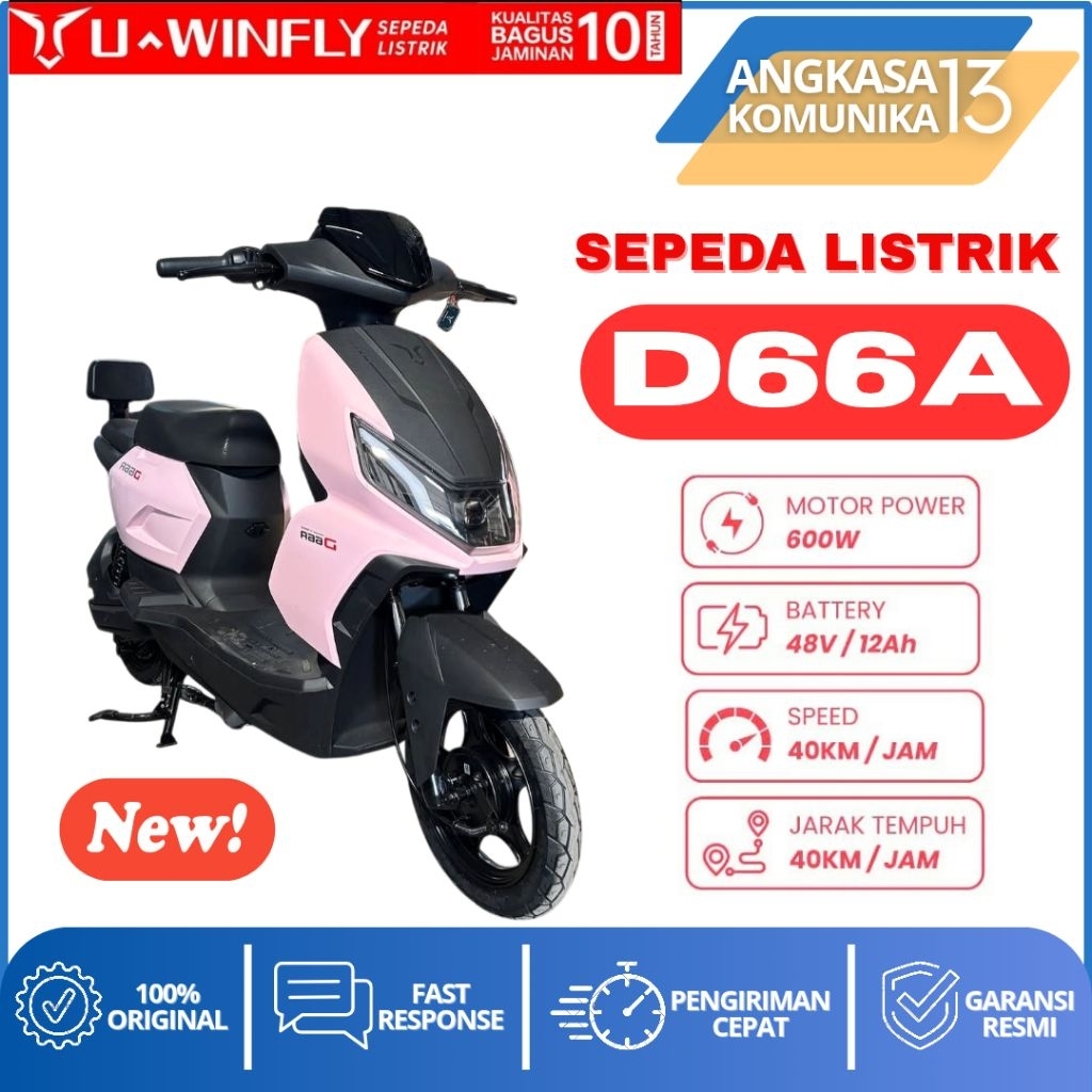 Jual Sepeda Listrik Uwinfly D66A Smart Key NFC 600 Watt Garansi Resmi ...