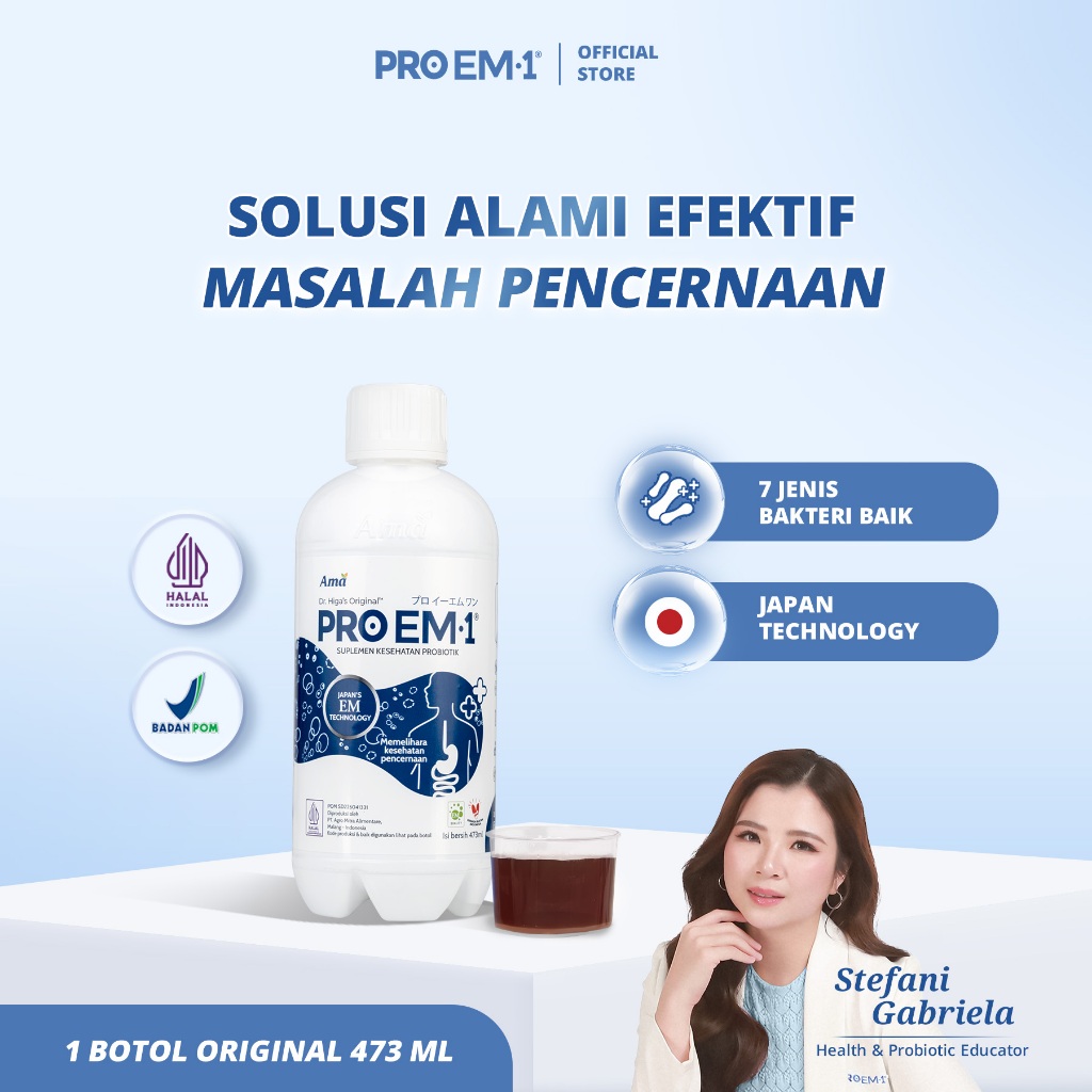 Jual PRO EM1 Paket Botol Original | Suplemen Probiotik | Anak Dewasa ...