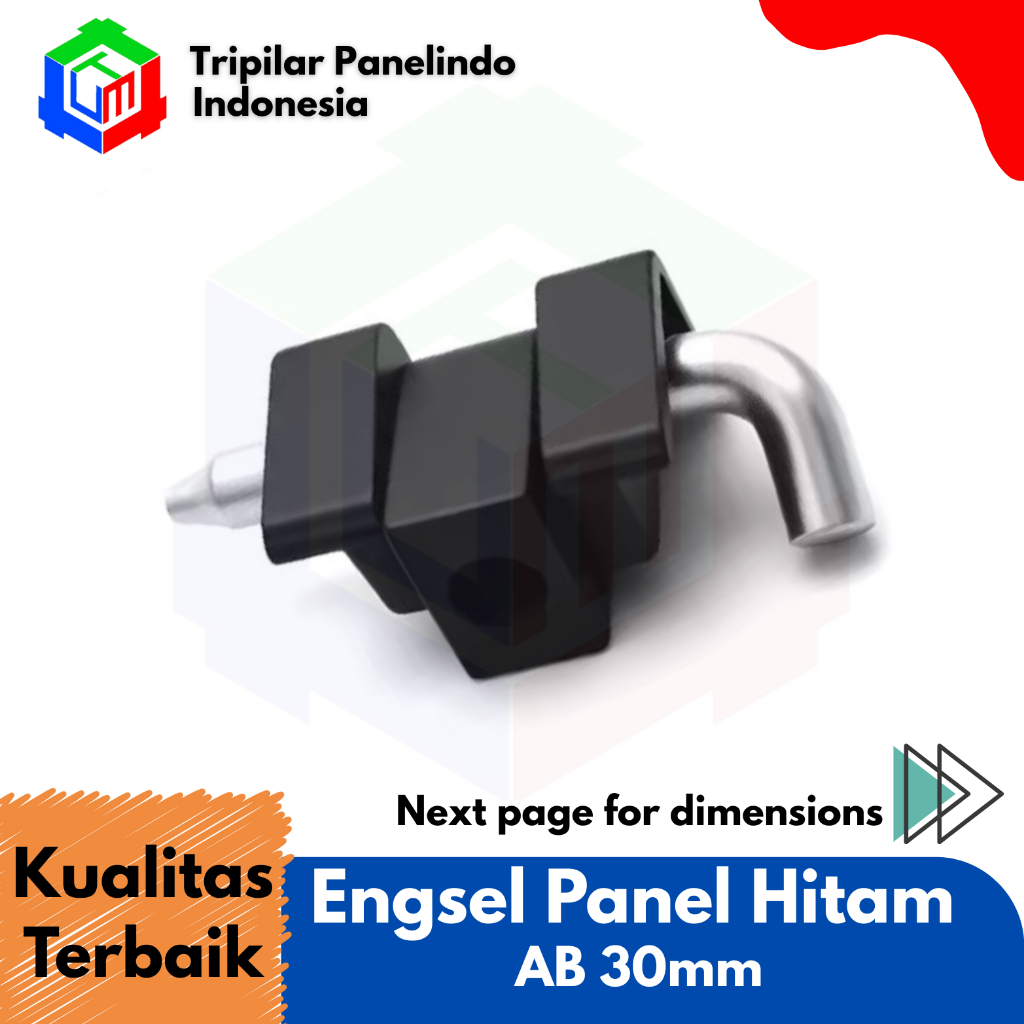 Jual Engsel Panel AB 03-A 30mm Hitam | Shopee Indonesia