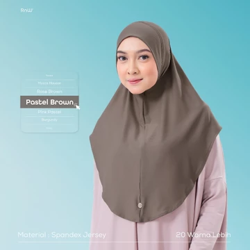 RnW Hijab Bergo Nayla Instan Hijab Daily Hijab