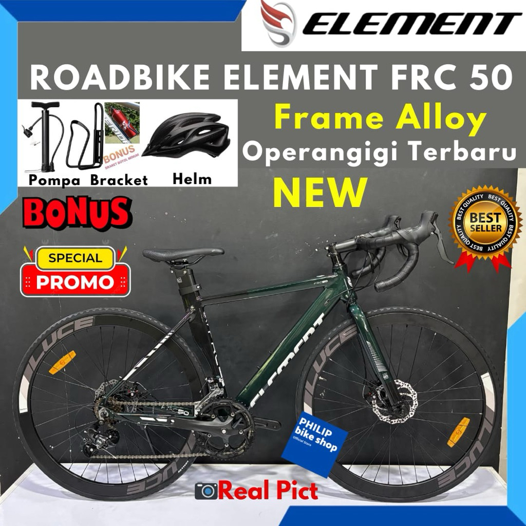 Jual Sepeda Roadbike Element FRC 38/FRC 50 Model Terbaru Sepeda Balap ...
