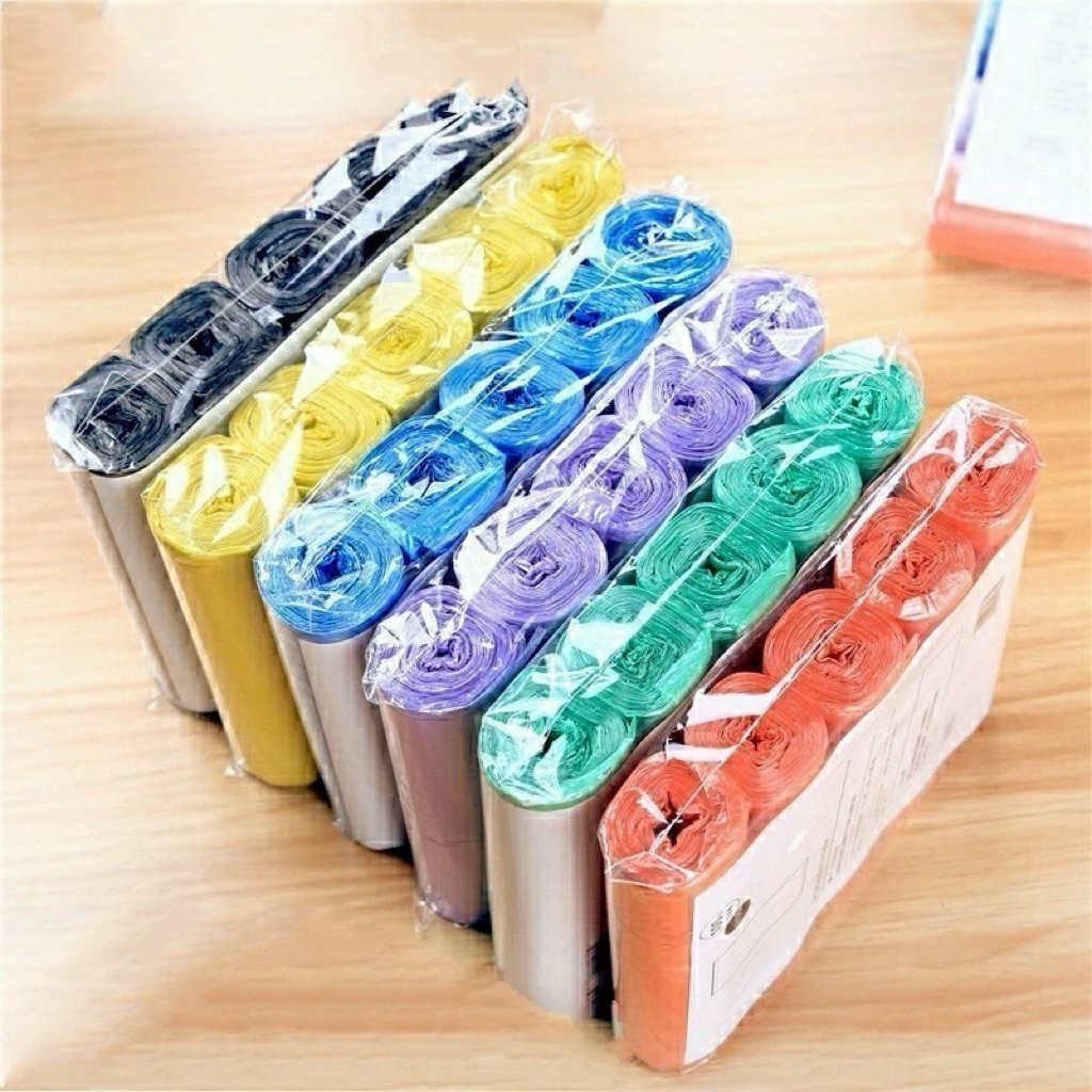 Jual (RB99 ) 1 pack isi 5 roll plastik kantong sampah roll jumbo ...