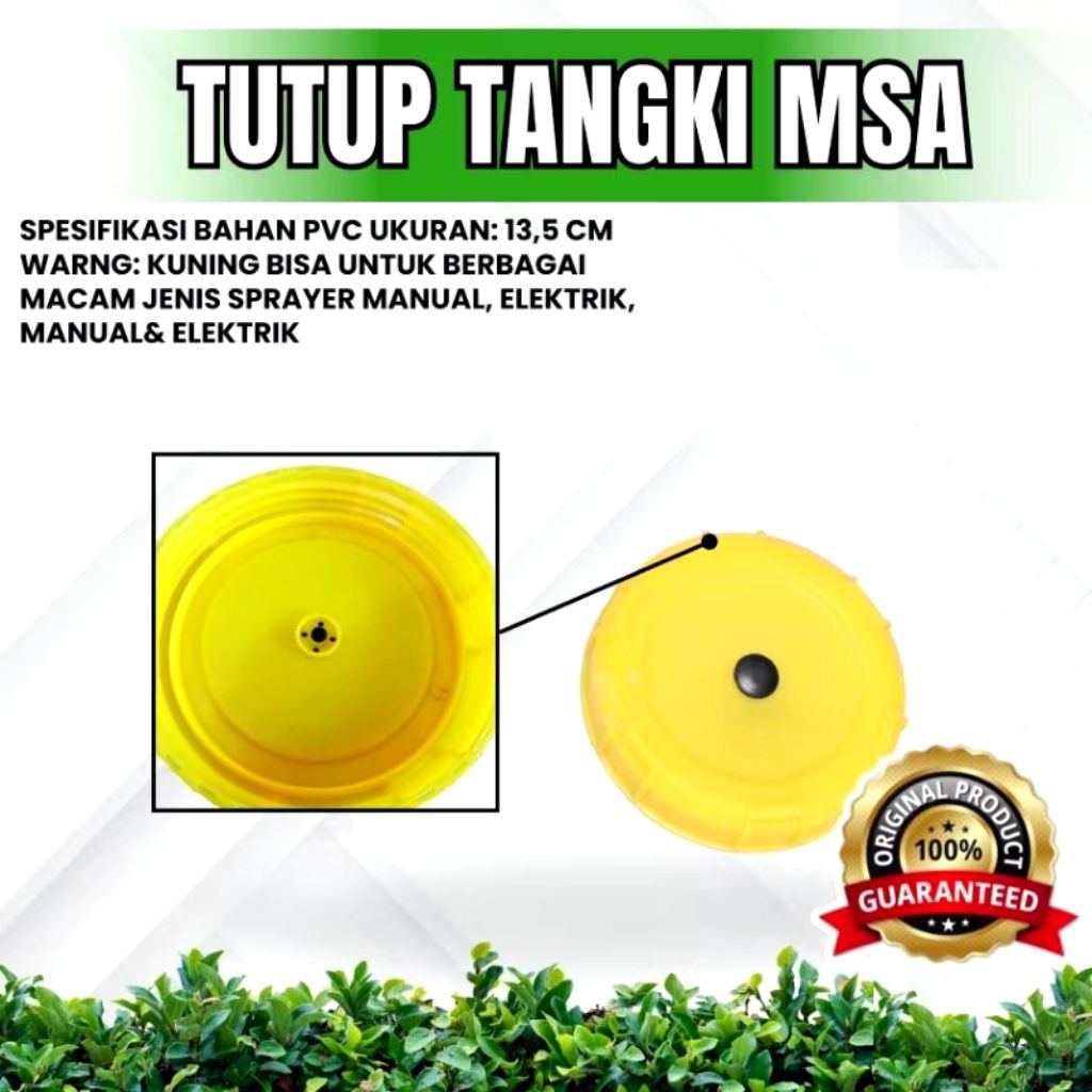 TUTUP TANGKI MSA, CBA, DAN LAIN-LAIN (tutup tangki sprayer elektrik manual)