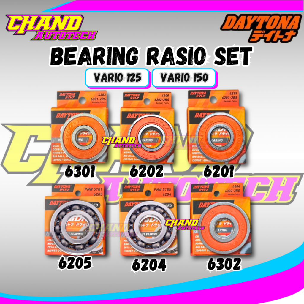 Jual BEARING RASIO SET Vario 125 Vario 150 Bearing Laher Rasio ORIGINAL ...