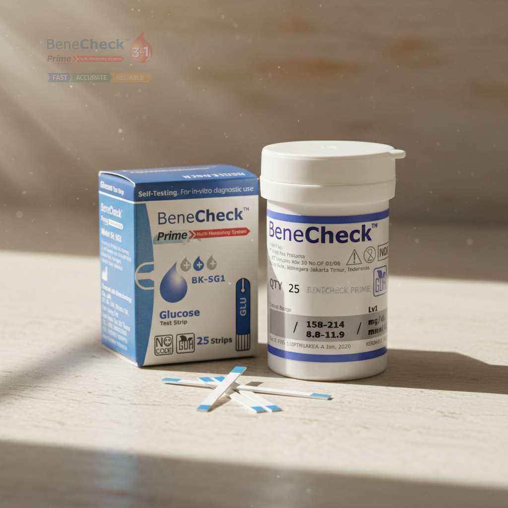 Jual Benecheck Prime Strip Gula Glucose | Shopee Indonesia