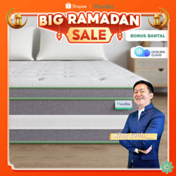 Novilla kasur IceMint spons busa springbed tebal 25/30cm empuk lantai matras ant