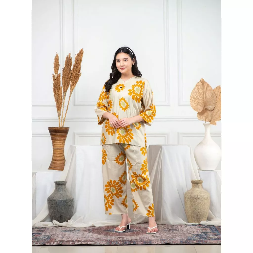 Setelan Khalisa Rayon Busui Friendly – Adem Banget & Nyaman Seharian!