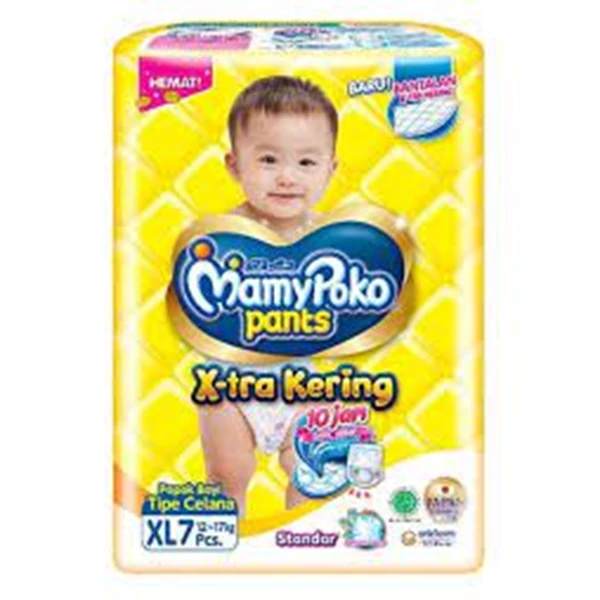 Jual MAMYPOKO PANTS STANDAR X-TRA KERING XL PAK 7 PCS | Shopee Indonesia