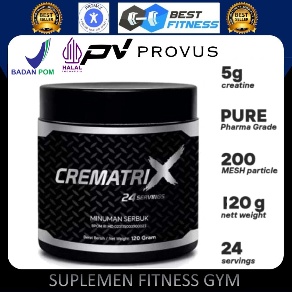Jual PROVUS Creatine Matrix 120g / 300g Crematrix 120 gram / 300 gram ...