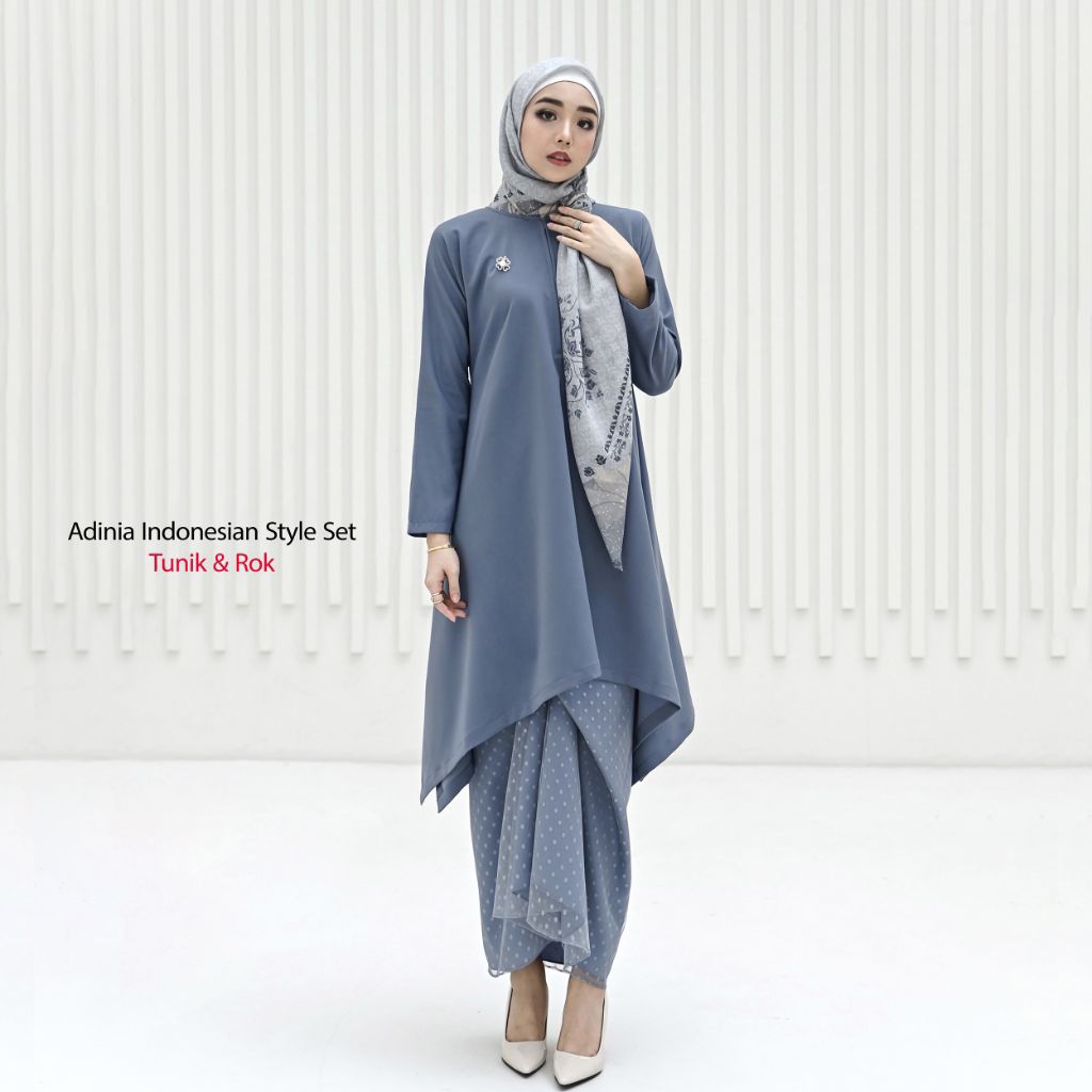 Jual Adinia Indonesian Style Set (Tunik & Rok) • Corliss | Shopee Indonesia