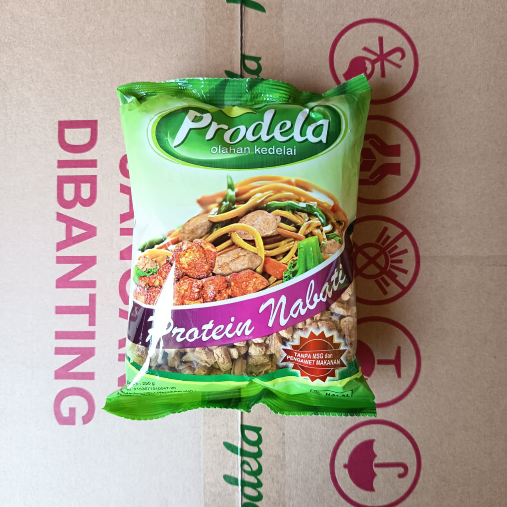 Jual Prodela/Protein Nabati/Daging Nabati/Daging Vegatarian 250 gr ...
