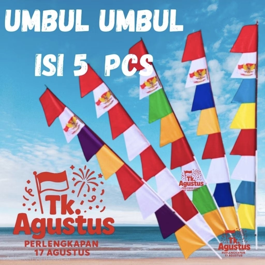 Umbul Ummul garuda Perlengkapan 17 Augustu 270CM Tk. Agustus grosir