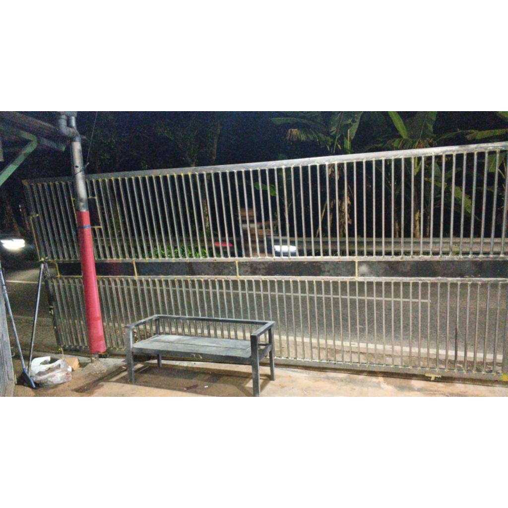 Jual Pagar besi minimalis model vertikal, kuat dan kokoh untuk rumah ...