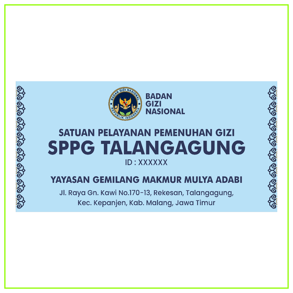 Jual Spanduk Banner SPPG Dapur MBG Makan Bergizi | Shopee Indonesia
