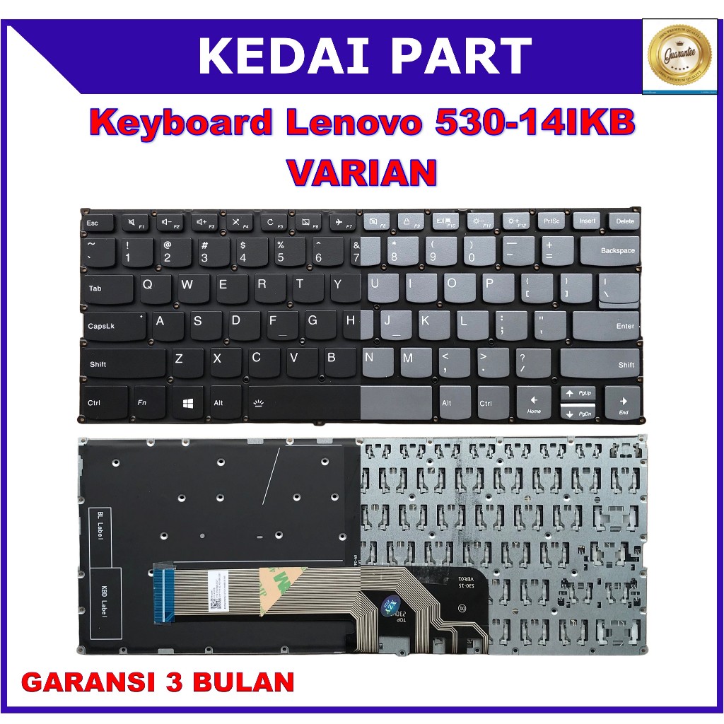 Jual Keyboard Lenovo Ideapad 530-14 C340-14 C340-14api C340-14iml C340 ...