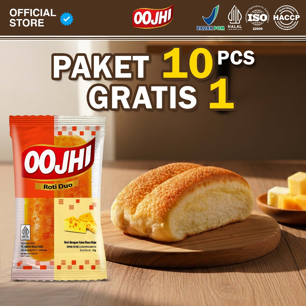 Jual OOJHI ROTI - Roti Duo Isi Selai Bisa Mix - Isi 10 Pcs | Shopee ...