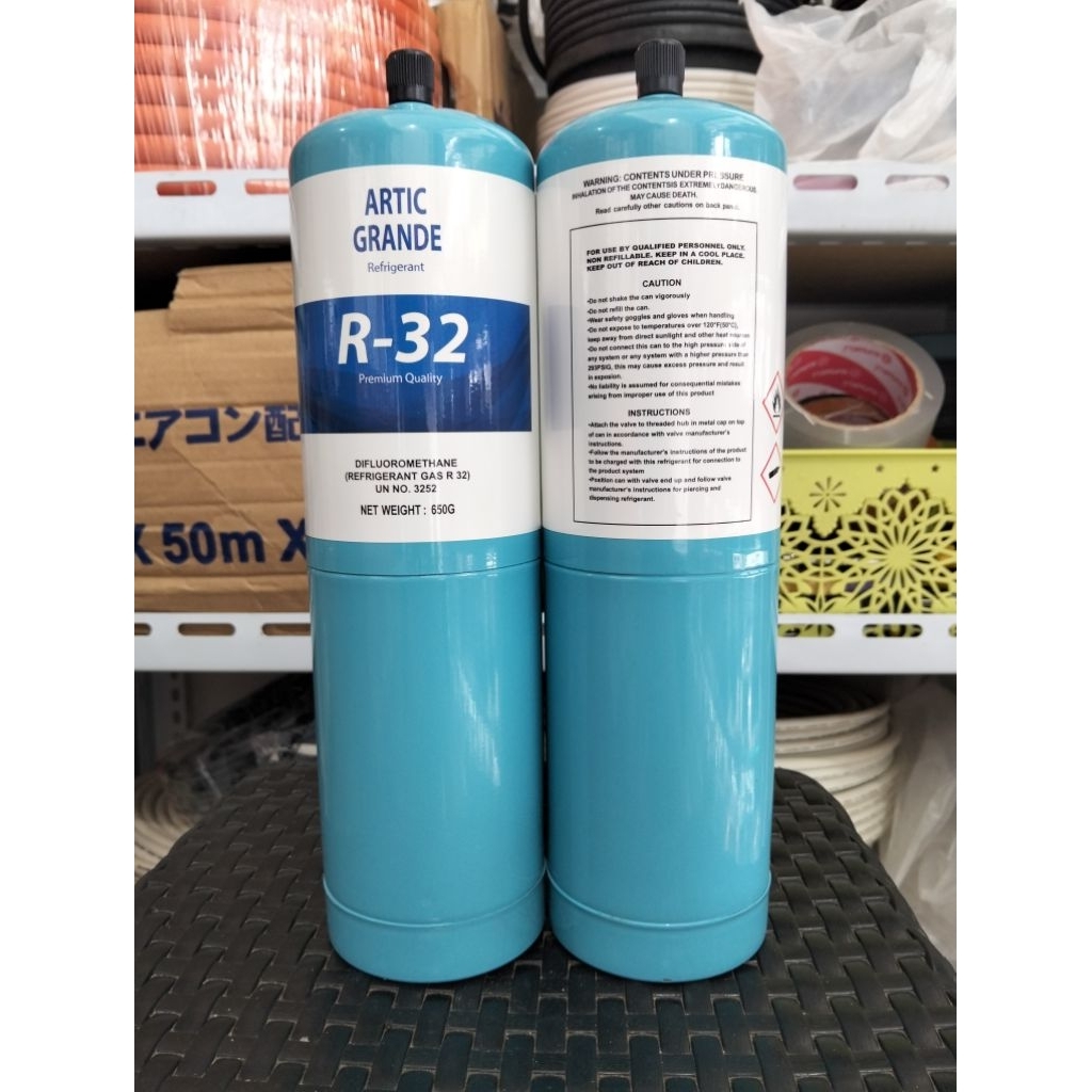 Jual Freon R32 Arctic Grande 650gr Original | Refrigerant Gas AC R-32 ...