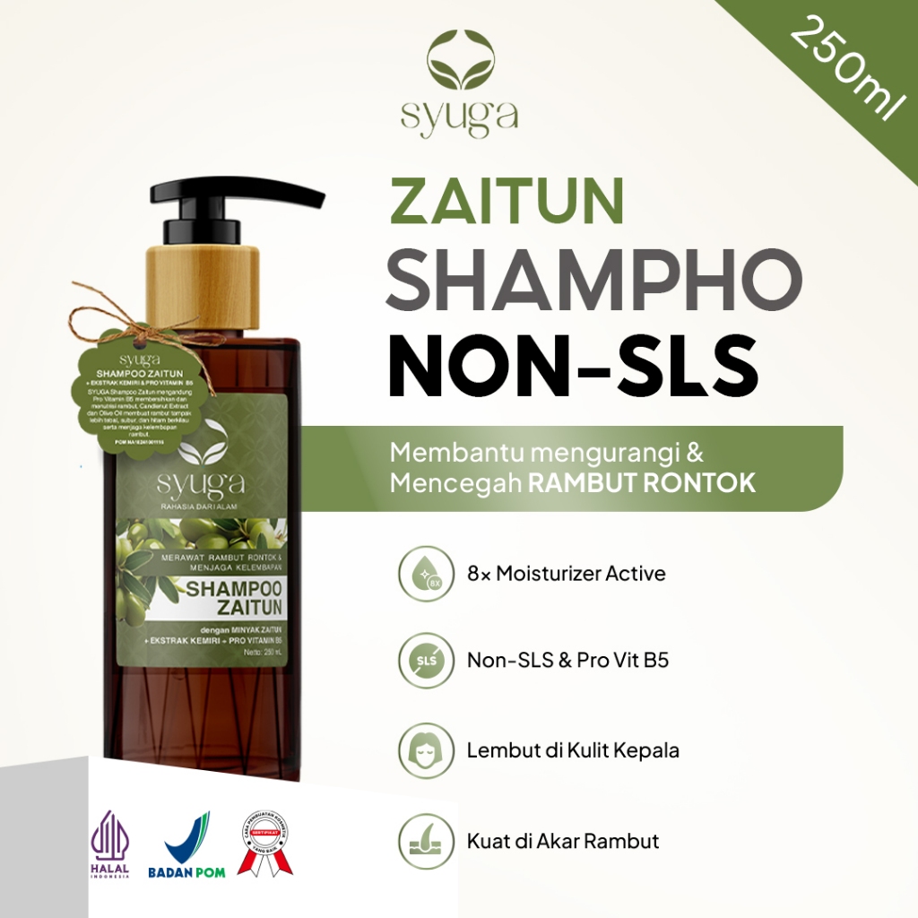 Jual Fuji X Syuga Shampoo Zaitun (Perawatan Rambut Rontok) 250ml ...