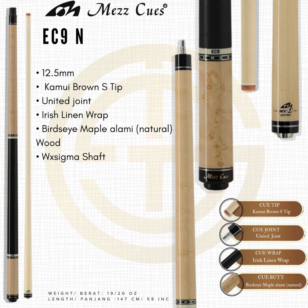 Jual Mezz EC9-N New - Stick Play Billiard | Shopee Indonesia