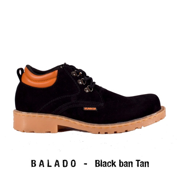 Jual HUMM3R BALADO - SEPATU BOOTS PRIA BIG SIZE WARNA BLACK BAN TAN ...