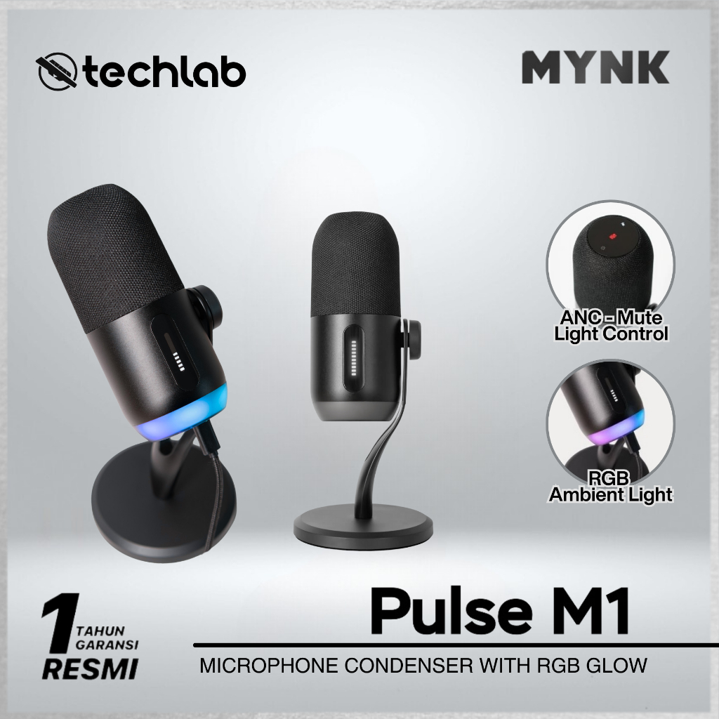 Jual MYNK M1 Pulse Mic USB Condenser Microphone Cardioid for PC ...