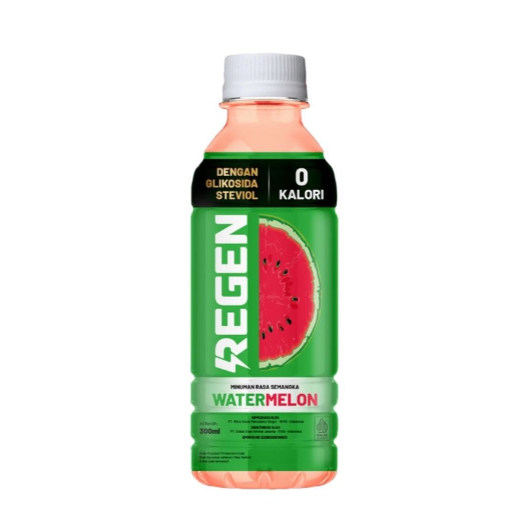 Jual Regen Minuman Rasa Semangka Botol 300 ml | Shopee Indonesia