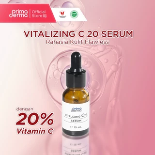 PRIMADERMA Vitalizing C20 Serum 15ml - Serum Vitamin C / Antioksidan / Membantu Mencerahkan Wajah