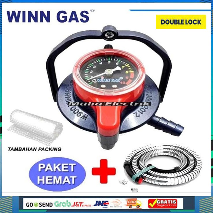 Jual Winn Gas , W 900 M , Win Gas , Regulator Gas LPG , Meter, Double ...