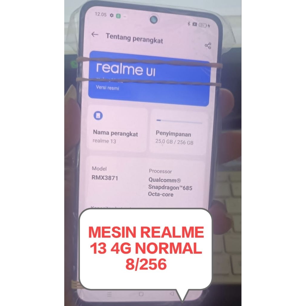 Jual MESIN REALME 13 4G RAM 6/256 RMX3871 NORMAL FRESH | Shopee Indonesia