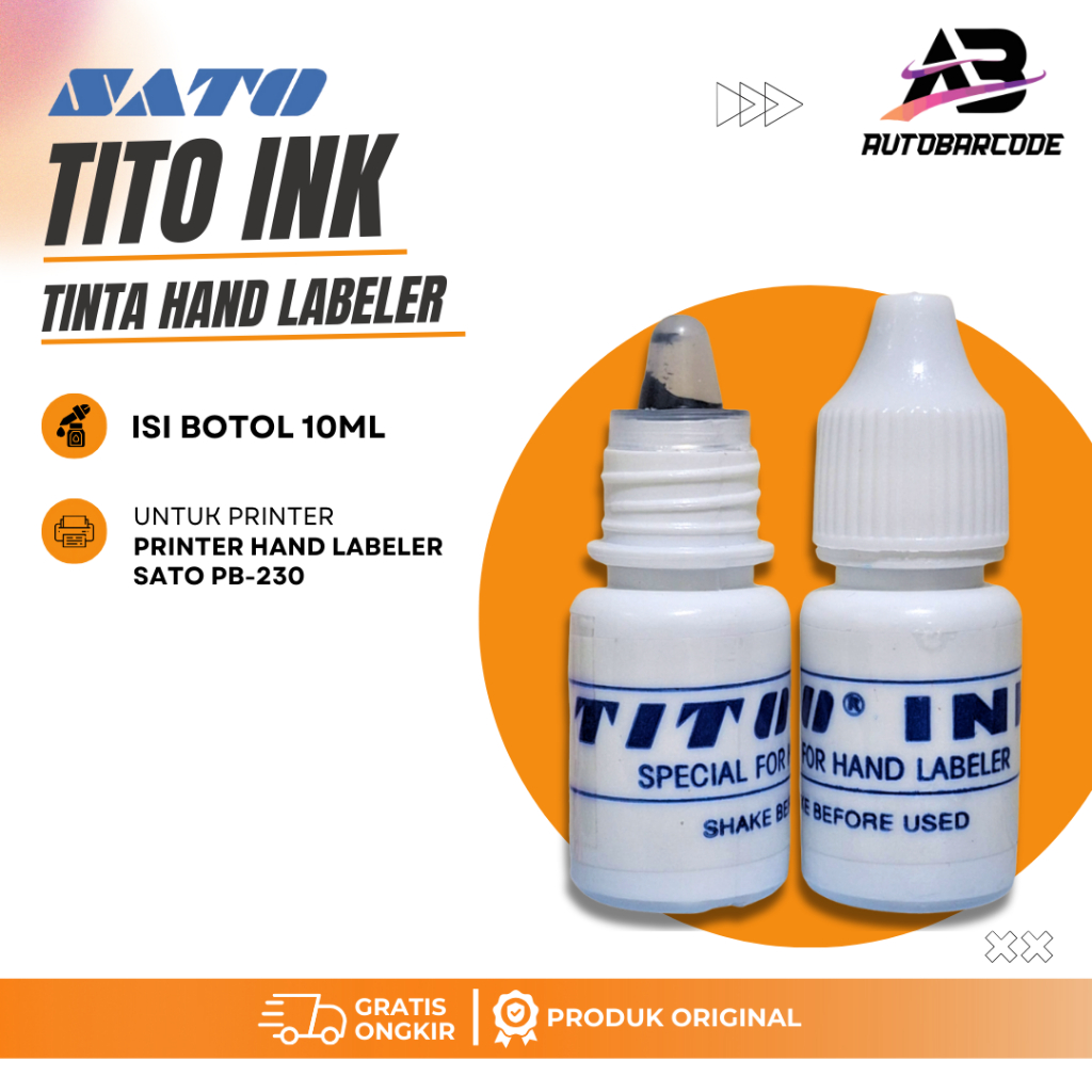 Jual TITO Ink Hand Label SATO Original Tinta Label Semua Merk JOYKO ...
