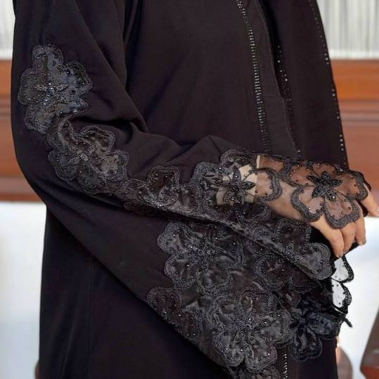 Abaya Mesir Dubai Hitam Gamis Jettblack S-XL