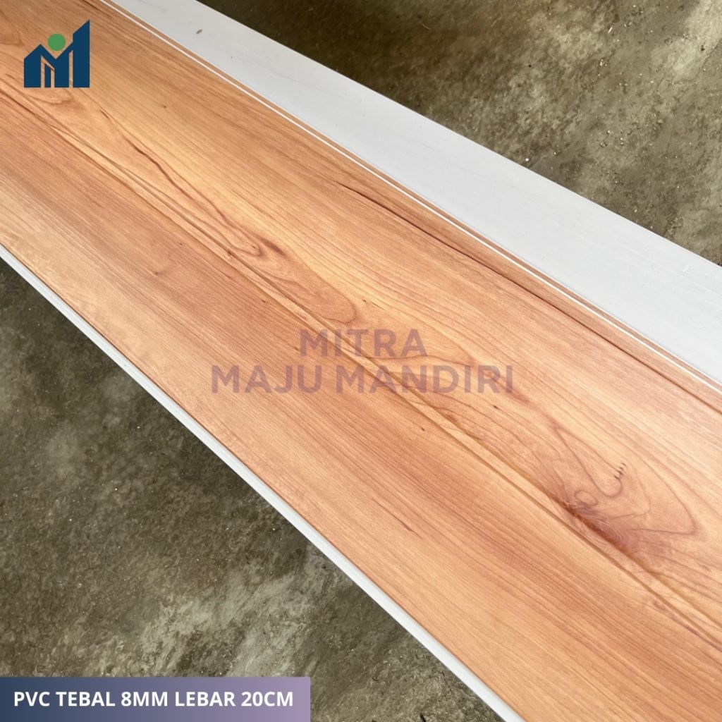 Jual PVC Plafon Serat Kayu Laminated Pvc Series Doff 8mm | Shopee Indonesia