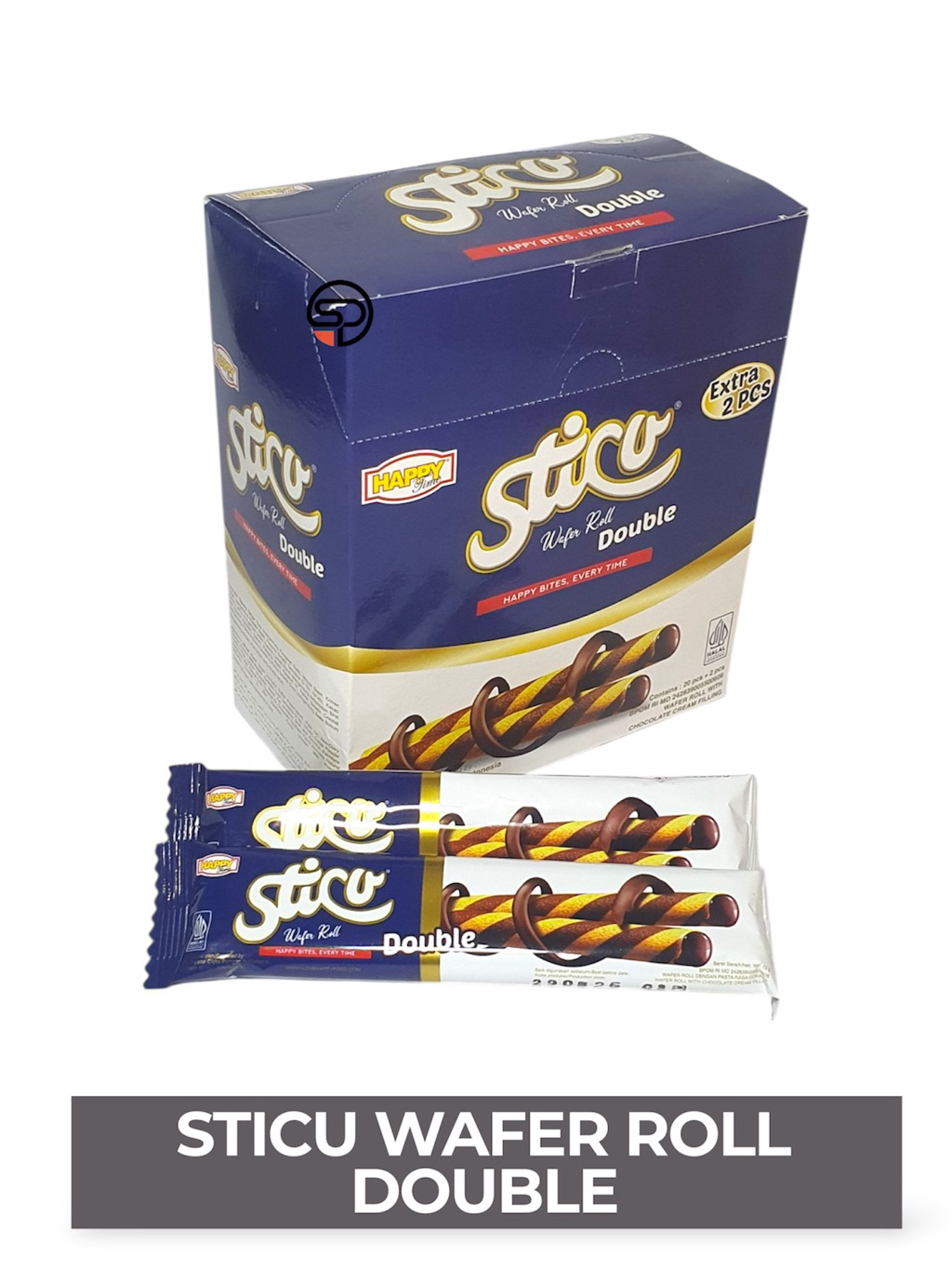 Jual Astor Sticu Wafer Roll Double Happy Time - 1 Box Isi 22 Pcs x 12 ...