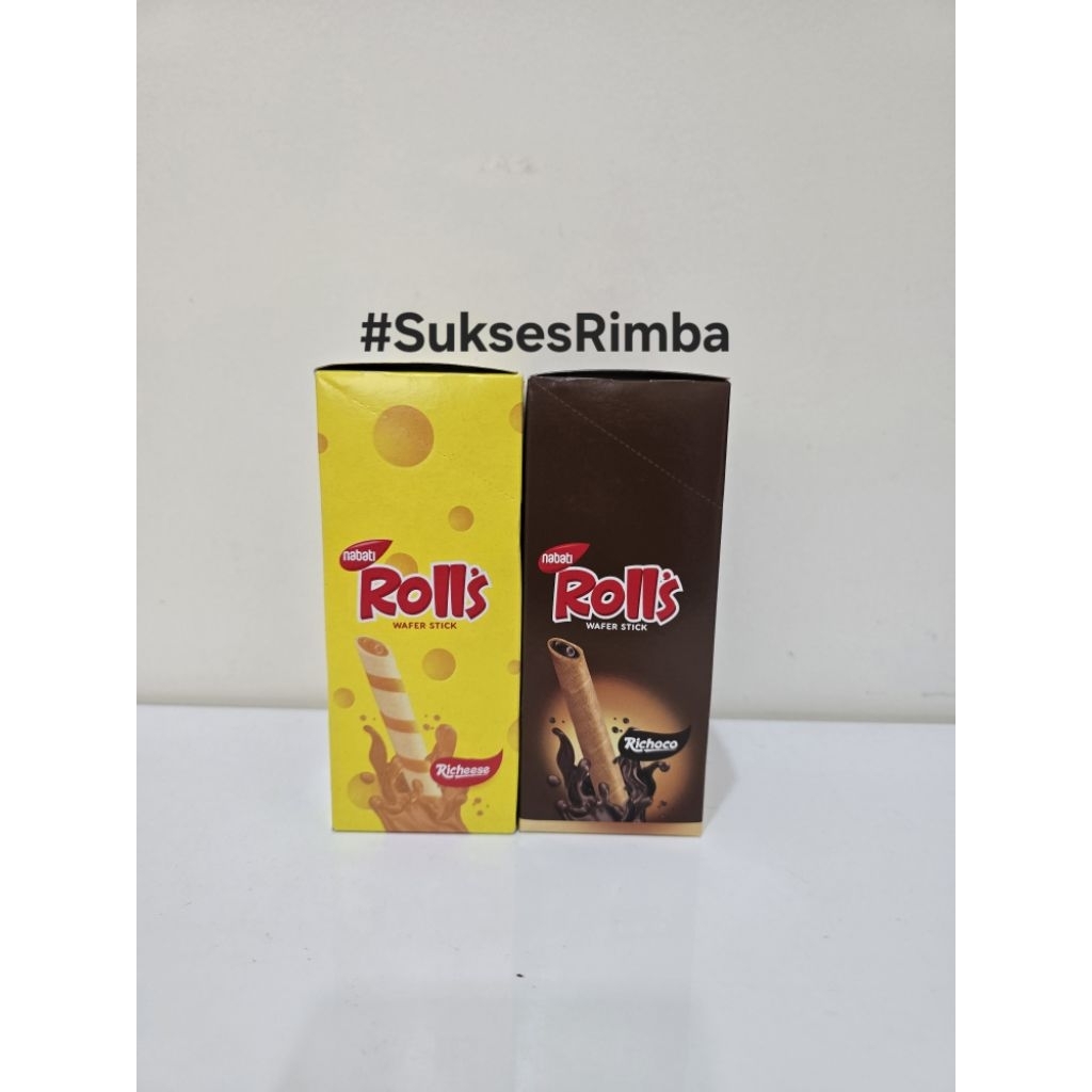 Jual Nabati Richeese dan Richoco Rolls Wafer Isi Keju dan coklat isi 20 ...