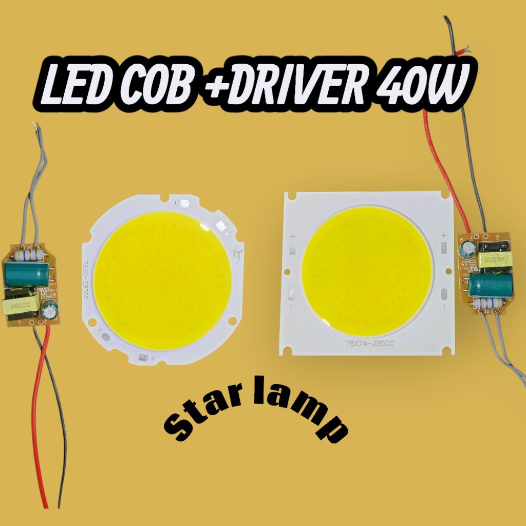 Jual LED COB +DRIVER 40W | Shopee Indonesia